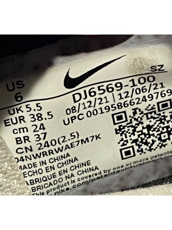 Nike Air Zoom Victory Tour 2 Men\'s Golf Shoe DJ6569-100 White Black Size 6 main image 9